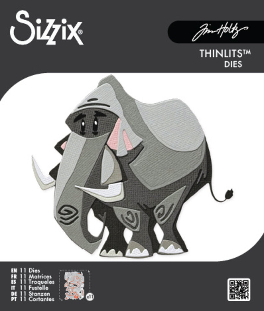 Sizzix Thinlits Colorize Die Clarence (11pcs) by Tim Holtz (664428)