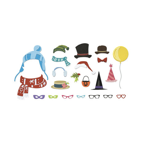 Sizzix Thinlits Small Accessories Die (24pcs) by Tim Holtz (667220) Sizzix Thinlits Small Accessories Die (24pcs) by Tim Holtz (667220)