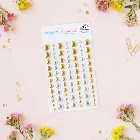 Pinkfresh Studio Crafted Moments Metallic Enamel Dots by Paige Evans (318426) Pinkfresh Studio Crafted Moments Metallic Enamel Dots by Paige Evans (318426)