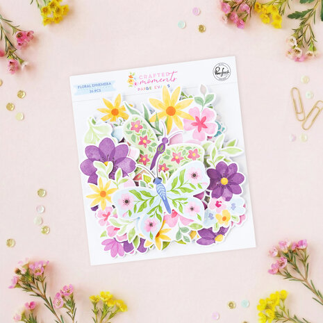 Pinkfresh Studio Crafted Moments Floral Ephemera (36pcs) by Paige Evans (318026) Pinkfresh Studio Crafted Moments Floral Ephemera (36pcs) by Paige Evans (318026)