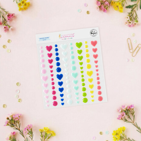 Pinkfresh Studio Crafted Moments Enamel Shapes by Paige Evans (318326) Pinkfresh Studio Crafted Moments Enamel Shapes by Paige Evans (318326)
