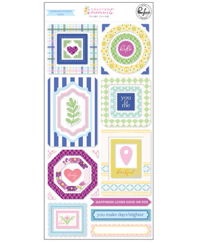 Pinkfresh Studio Crafted Moments Chipboard Stickers by Paige Evans (317926)