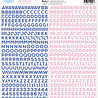 Pinkfresh Studio Crafted Moments Mini Puffy Alpha Stickers by Paige Evans (318126)