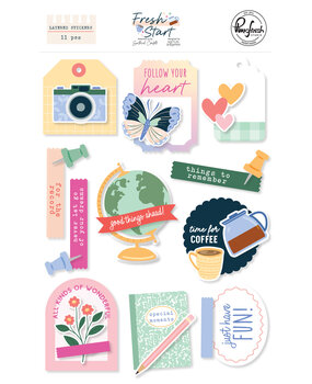 Pinkfresh Studio Fresh Start Layered Stickers by Kaitlin Sheaffer (320526)