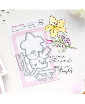 Pinkfresh Studio Sunlit Manor Die Bloom & Buds by Inna Moreva (325226)