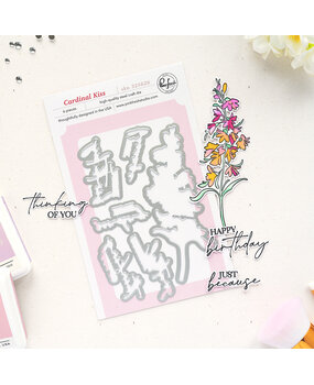 Pinkfresh Studio Sunlit Manor Die Cardinal Kiss by Manushree Mishra (325626)