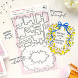 Pinkfresh Studio Sunlit Manor Die Lemon Blossom Crest by Dawn Woleslagle (321326)