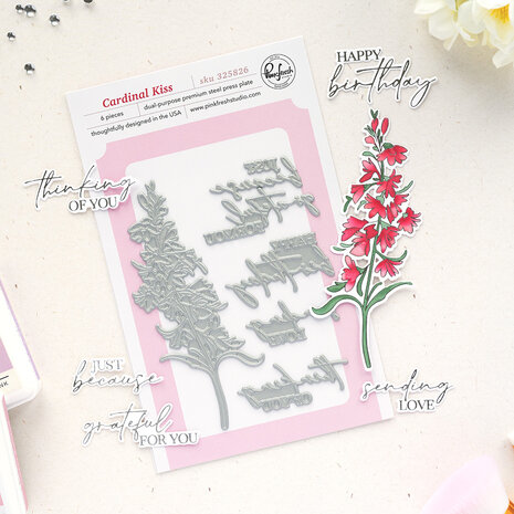 Pinkfresh Studio Sunlit Manor Press Plate Cardinal Kiss by Manushree Mishra (325826) Pinkfresh Studio Sunlit Manor Press Plate Cardinal Kiss by Manushree Mishra (325826)