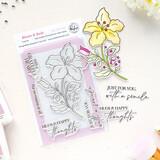 Pinkfresh Studio Sunlit Manor Stamp Bloom & Buds by Inna Moreva (325126)