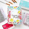 Pinkfresh Studio Sunlit Manor Stencil Sunlit Garden by Inna Moreva (324426)