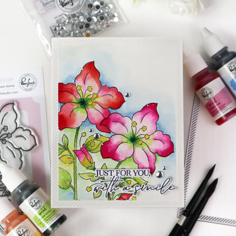 Pinkfresh Studio Sunlit Manor Press Plate Bloom & Buds by Inna Moreva (325426)