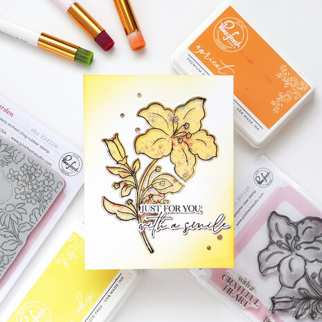 Pinkfresh Studio Sunlit Manor Press Plate Bloom & Buds by Inna Moreva (325426)