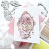 Pinkfresh Studio Sunlit Manor Stencil Blossom Medallion by Inna Moreva (324026)