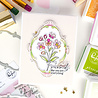 Pinkfresh Studio Sunlit Manor Stencil Blossom Medallion by Inna Moreva (324026)