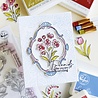 Pinkfresh Studio Sunlit Manor Stencil Blossom Medallion by Inna Moreva (324026)