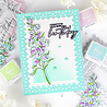 Pinkfresh Studio Sunlit Manor Stamp Cardinal Kiss by Manushree Mishra (325526)