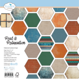 Elizabeth Craft Designs Rest & Relaxation 12x12 Inch Patterned Cardstock Paper by Everyday Memories (C043)