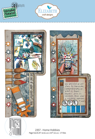 Elizabeth Craft Designs Rest & Relaxation Die Home Hobbies by Everyday Memories (2357)