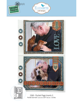 Elizabeth Craft Designs Rest & Relaxation Die Pocket Page Inserts 3 by Everyday Memories (2360)