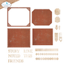 Elizabeth Craft Designs Rest & Relaxation Die Pocket Page Inserts 3 by Everyday Memories (2360)