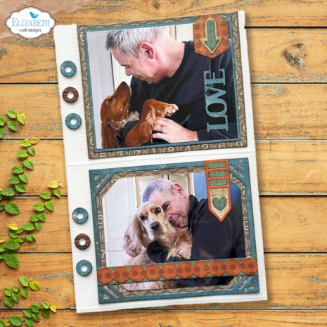 Elizabeth Craft Designs Rest & Relaxation Die Pocket Page Inserts 3 by Everyday Memories (2360)