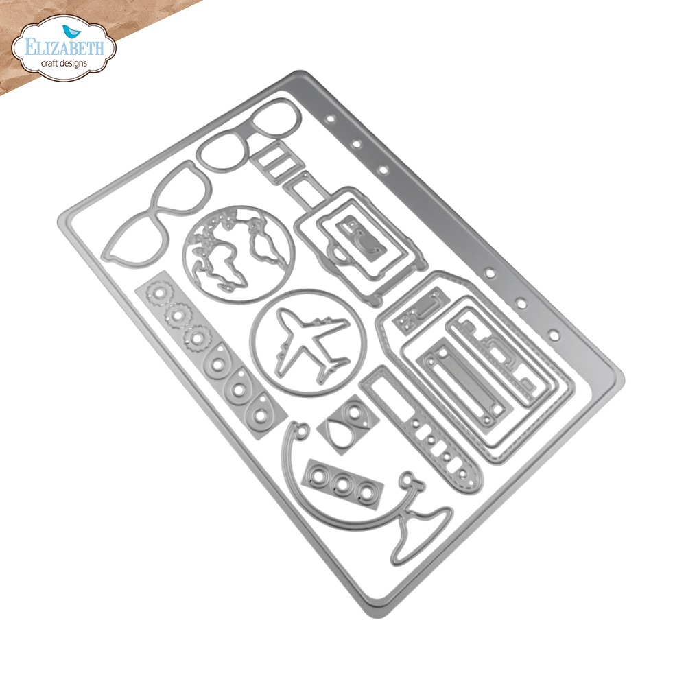 Elizabeth Craft Designs Rest & Relaxation Die Rounded Travel Page by Everyday Memories (2356)