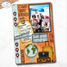 Elizabeth Craft Designs Rest & Relaxation Die Rounded Travel Page by Everyday Memories (2356)