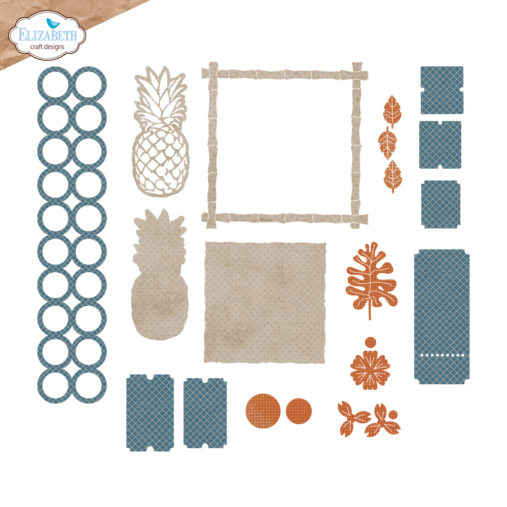 Elizabeth Craft Designs Rest & Relaxation Die Summer Vibes by Everyday Memories (2359)