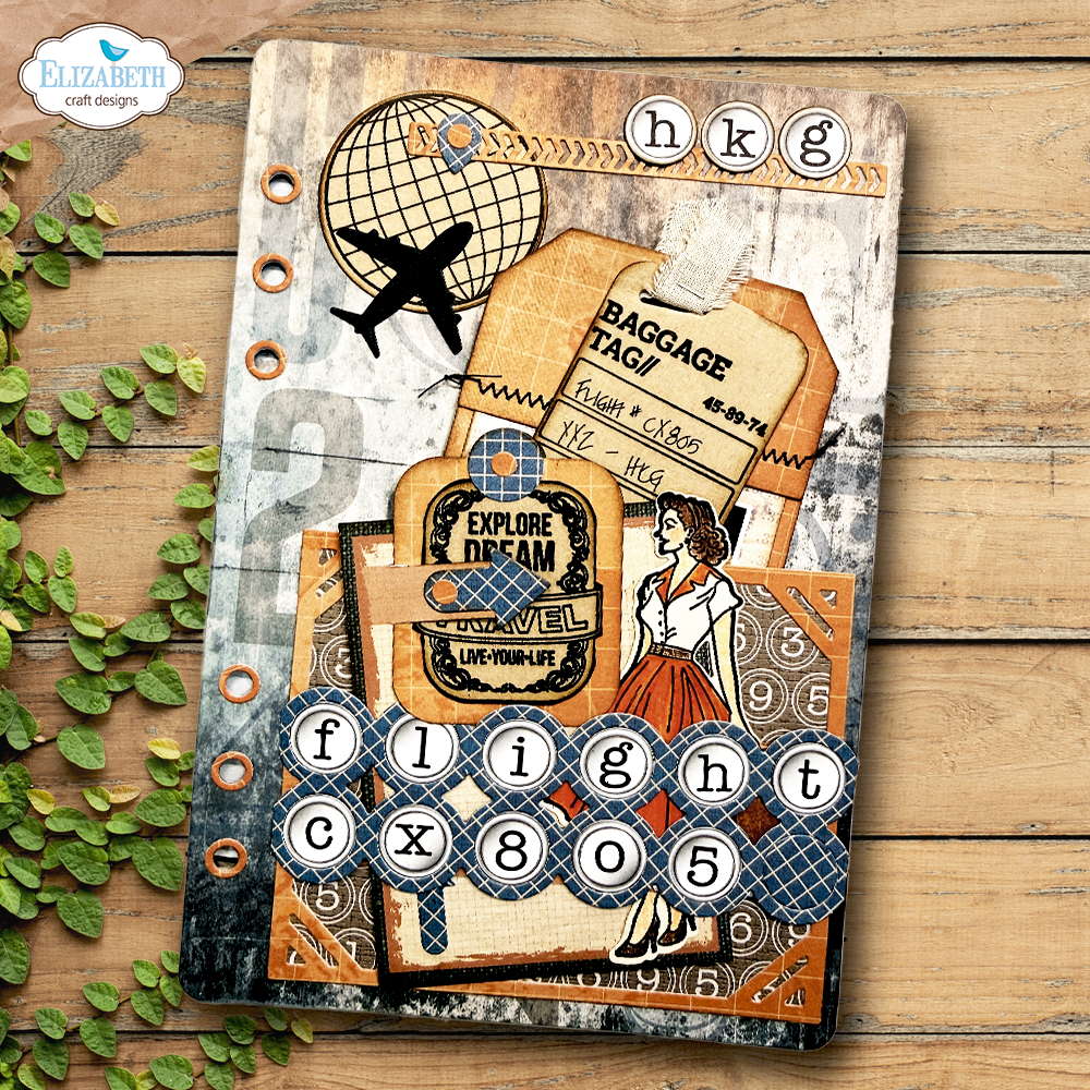 Elizabeth Craft Designs Rest & Relaxation Stamp and Die Set Let's Go! by Everyday Memories (CSD454)