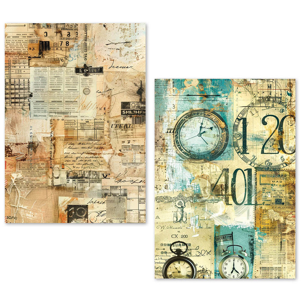 Ciao Bella Fragments of Time A5 Tissue Paper Set (24pcs) (ME005)