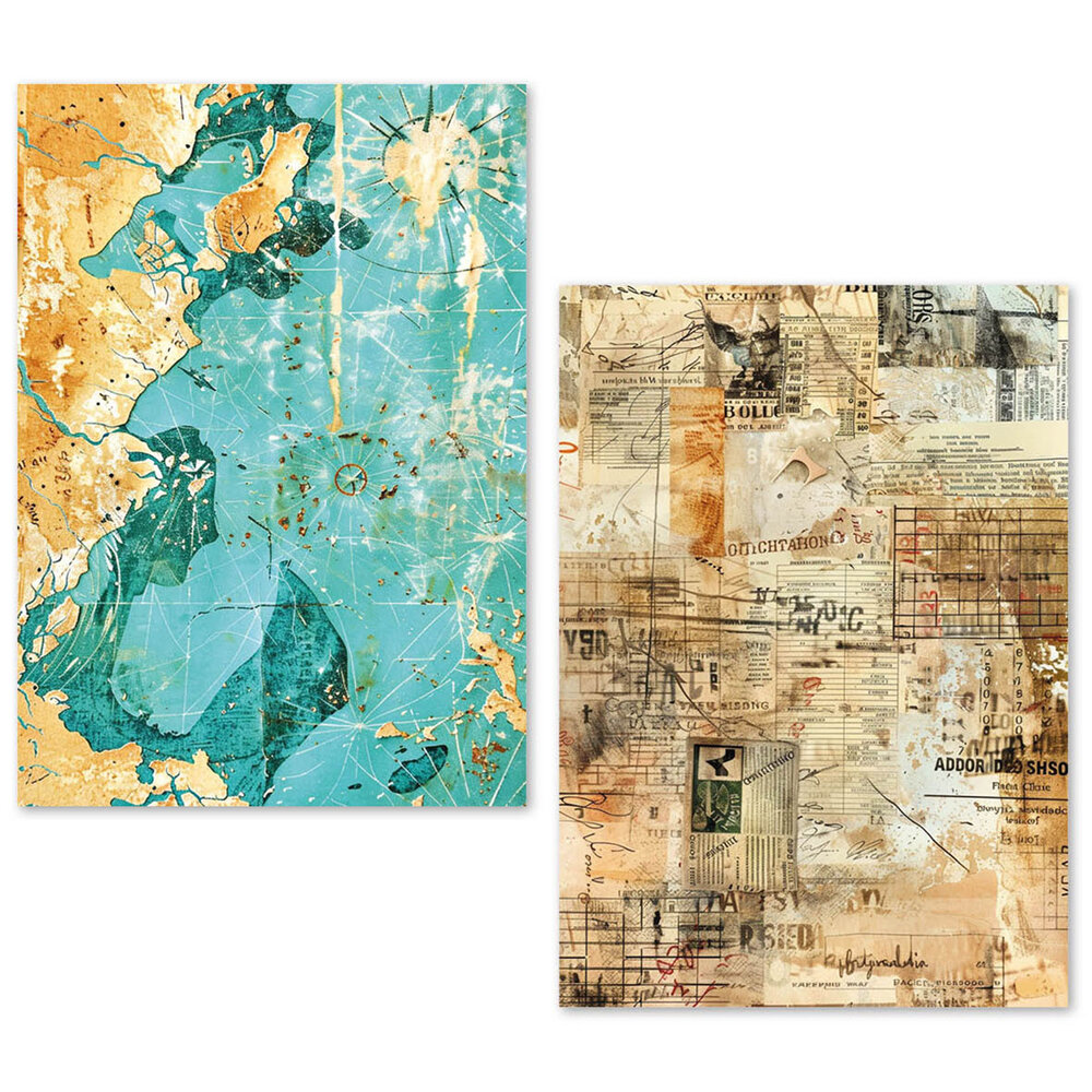 Ciao Bella Fragments of Time A5 Tissue Paper Set (24pcs) (ME005)
