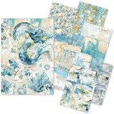 Ciao Bella Edge of the Ocean Craftmix Mixed A5 Paper Pack (8pcs) (MC008)