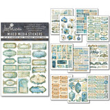 Ciao Bella Edge of the Ocean Mixed Media Stickers (10pcs) (MB012)