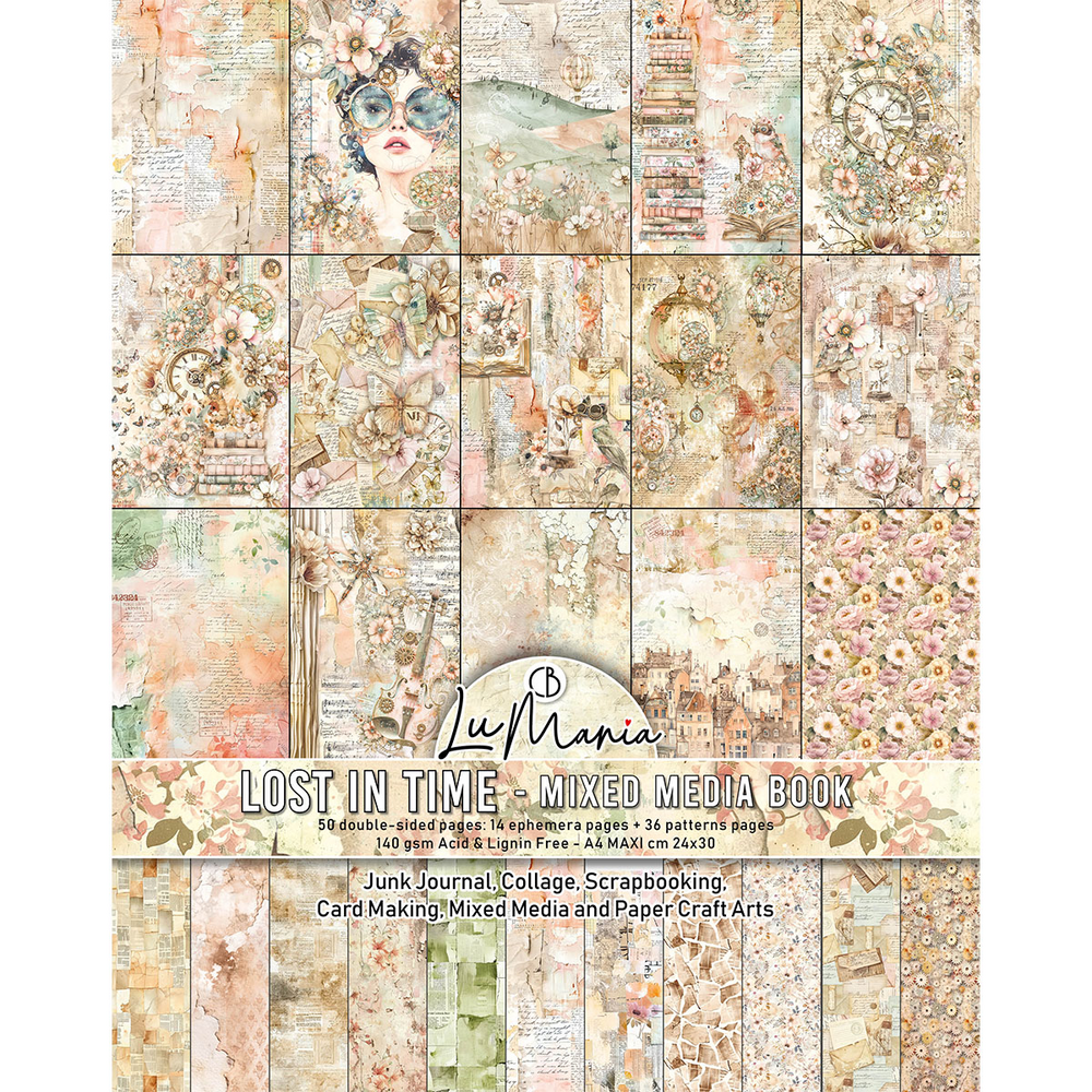 Ciao Bella Lost in Time A4 Maxi Mixed Media Book (MA007)