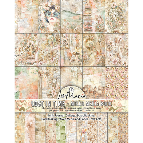 Ciao Bella Lost in Time A4 Maxi Mixed Media Book (MA007)