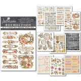 Ciao Bella Lost in Time Mixed Media Stickers (10pcs) (MB011)