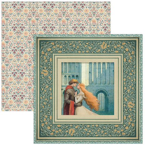 Ciao Bella Courtly Love 8x8 Inch Paper Pad (12pcs) (CBH097)