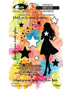 Visible Image Hopes and Dreams 4x6 Inch Stamp Set Inner Glow by Mark Alexander (VIS-INN-01)