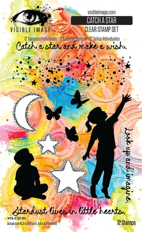 Visible Image Hopes and Dreams 4x6 Inch Stamp Set Catch A Star by Mark Alexander (VIS-CST-01)