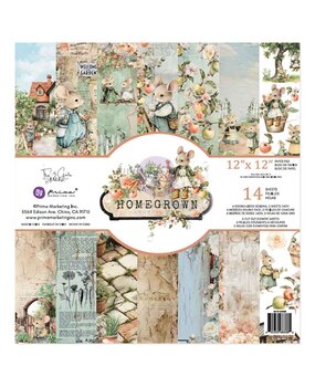 Prima Marketing Homegrown 12x12 Inch Paper Pad by The 3 Girls Tale (683382)