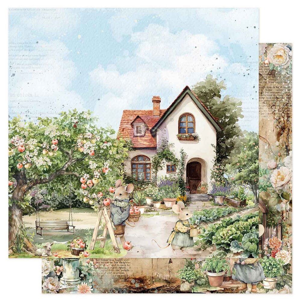 Prima Marketing Homegrown 12x12 Inch Paper Pad by The 3 Girls Tale (683382)