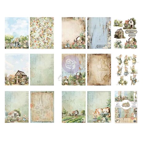 Prima Marketing Homegrown 6x8 Inch Paper Pad by The 3 Girls Tale (683405)