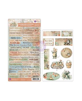 Prima Marketing Homegrown Chipboard Stickers (60pcs) by The 3 Girls Tale (683498)