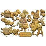 Prima Marketing Homegrown 5x8 Inch Decor Moulds Tiny Gardeners by The 3 Girls Tale (683528)