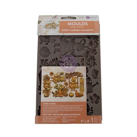 Prima Marketing Homegrown 5x8 Inch Decor Moulds Sweet Garden by The 3 Girls Tale (683535)