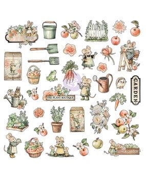 Prima Marketing Homegrown Ephemera (78pcs) by The 3 Girls Tale (683559)