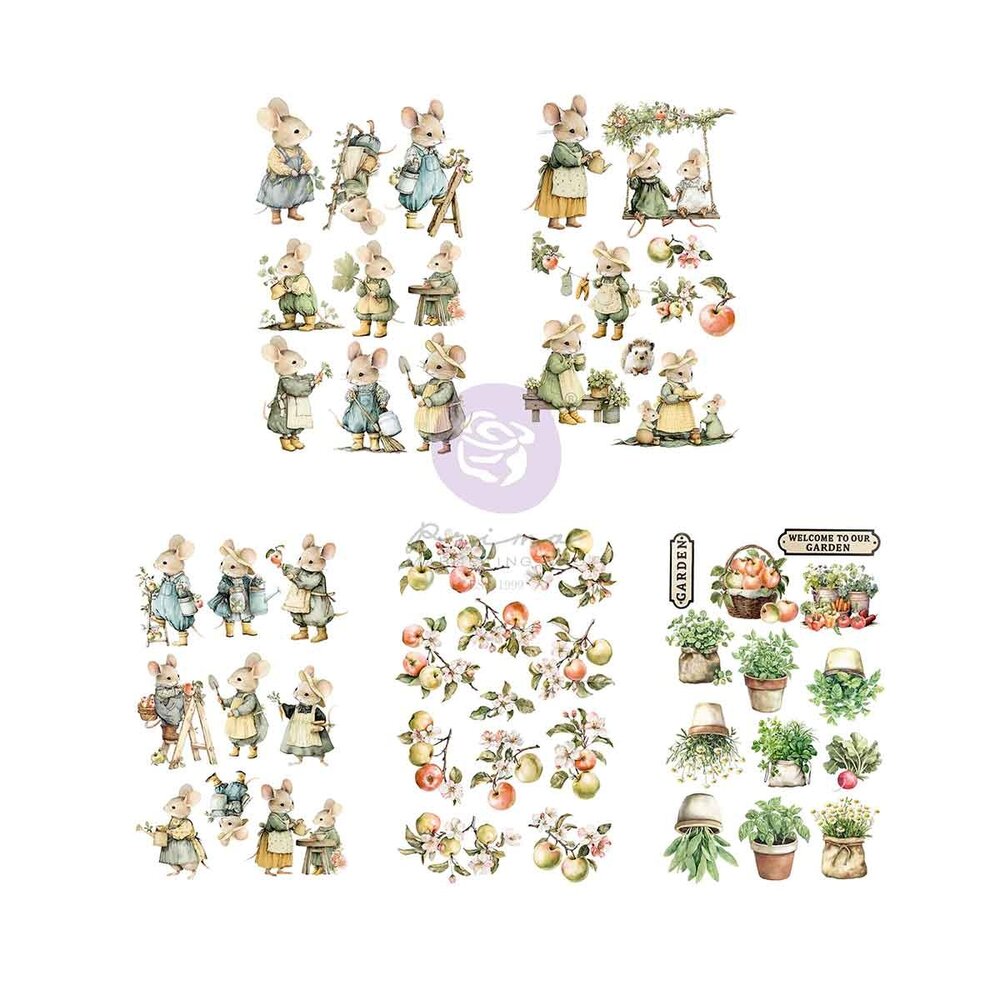 Prima Marketing Homegrown Stickers (5pcs) by The 3 Girls Tale (683580)
