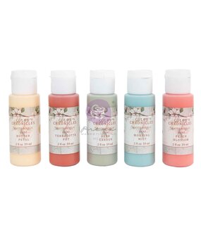 Prima Marketing Homegrown Acrylic Paint Pack Color Chronicles 2 fl oz (5pcs) by The 3 Girls Tale (683610)