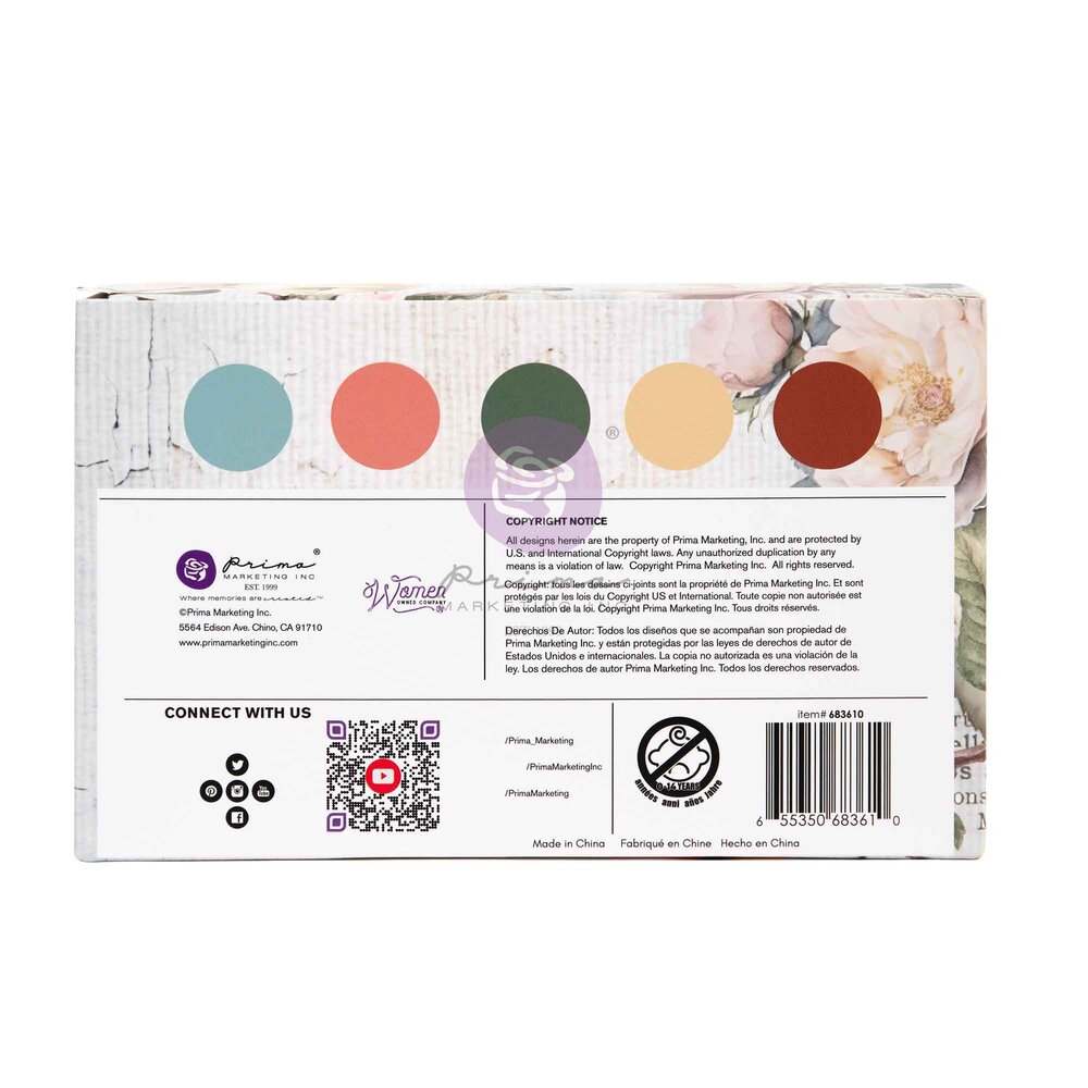 Prima Marketing Homegrown Acrylic Paint Pack Color Chronicles 2 fl oz (5pcs) by The 3 Girls Tale (683610)