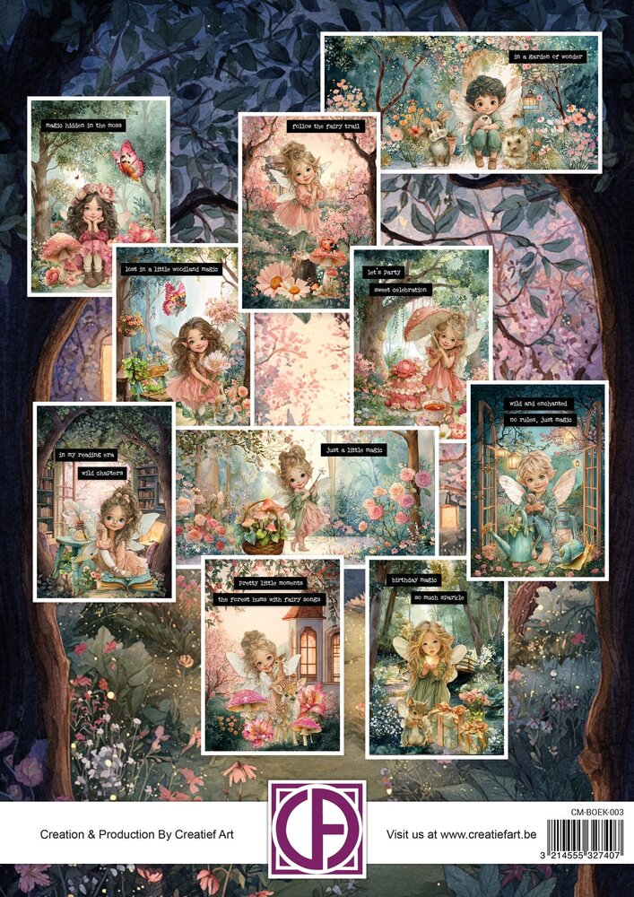 Creatief Art Whispering Forest Art Journaling Book 03 Crafted Memories (CM-BOEK-003) Creatief Art Whispering Forest Art Journaling Book 03 Crafted Memories (CM-BOEK-003)